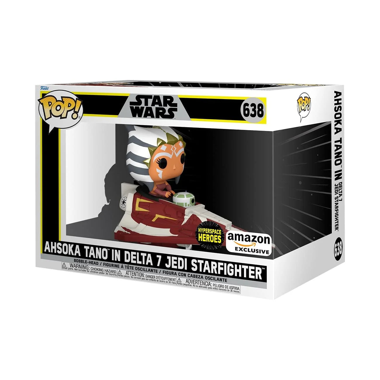Ahsoka Tano in Delta-7B Jedi Starfighter Funko Pop! Ride Super Deluxe | Star Wars Clone Wars Exclusive