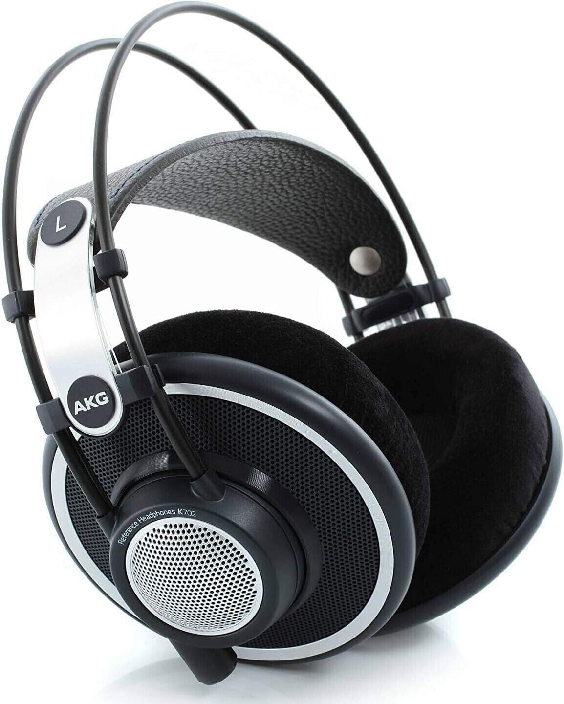 AKG Pro Audio Headphones Over-Ear Open-Back Flat-Wire Reference Studio