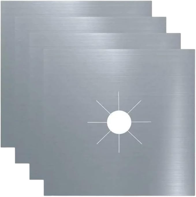 4-Pack Gas Hob Protectors, Non-Stick Stove Covers