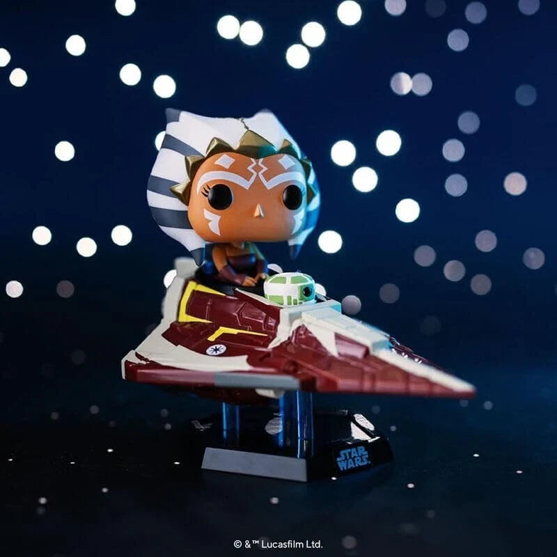 Ahsoka Tano in Delta-7B Jedi Starfighter Funko Pop! Ride Super Deluxe | Star Wars Clone Wars Exclusive