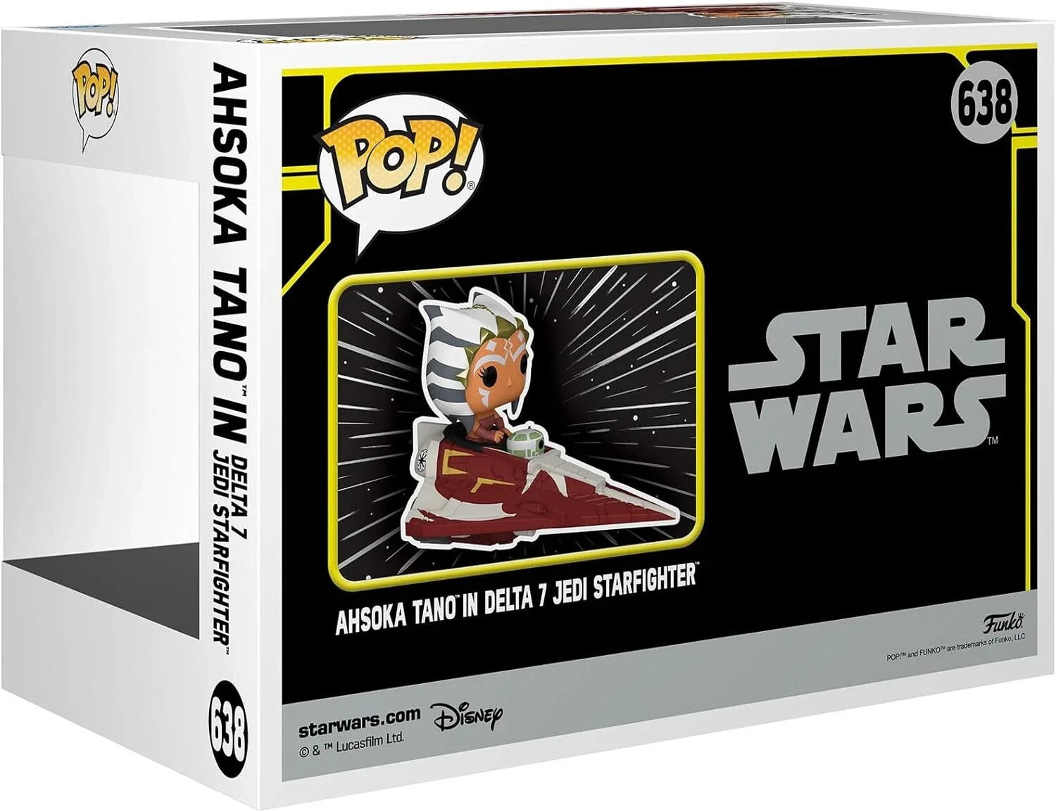 Ahsoka Tano in Delta-7B Jedi Starfighter Funko Pop! Ride Super Deluxe | Star Wars Clone Wars Exclusive